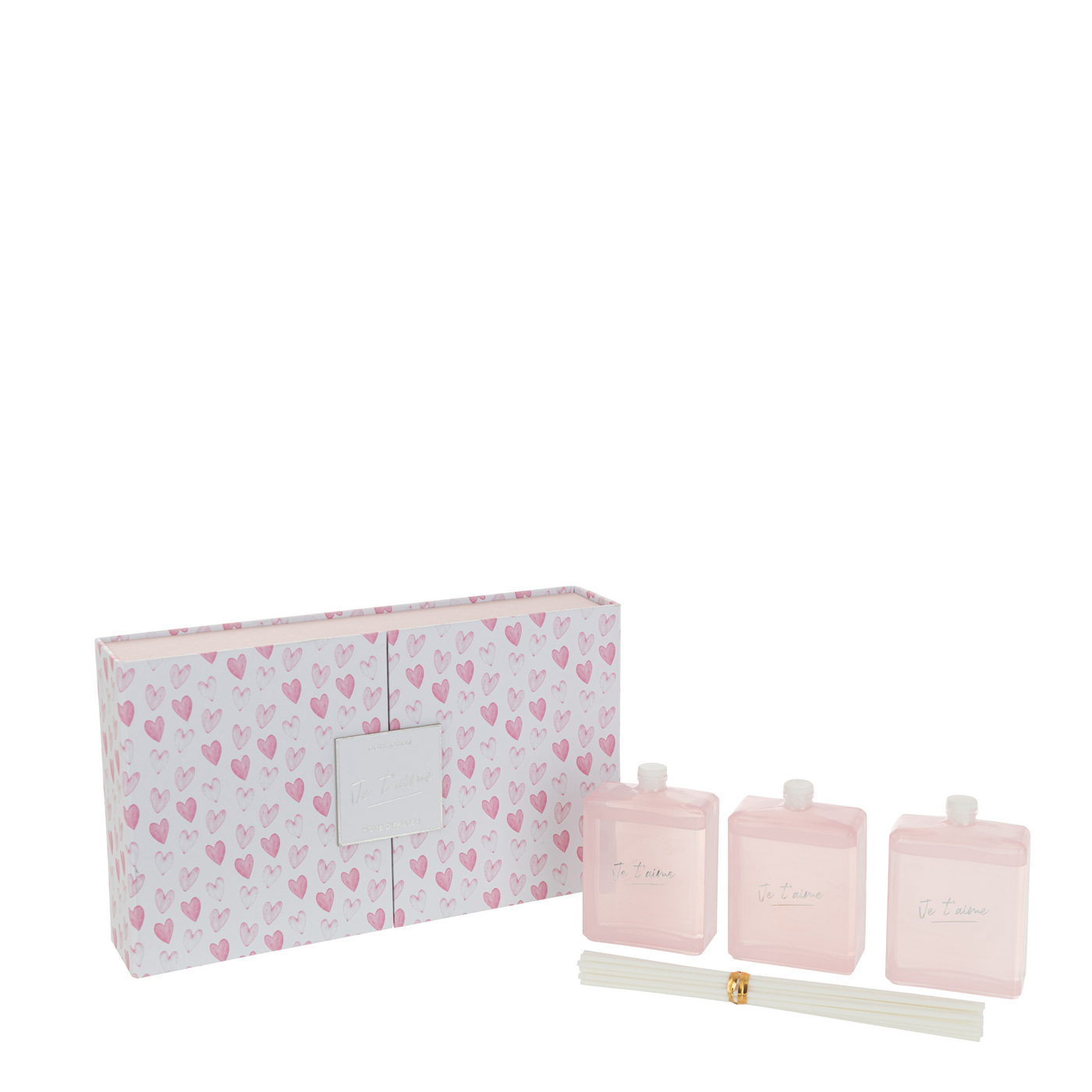 BOX 3 SCENTED OIL+STICKS JE T'AIME PINK