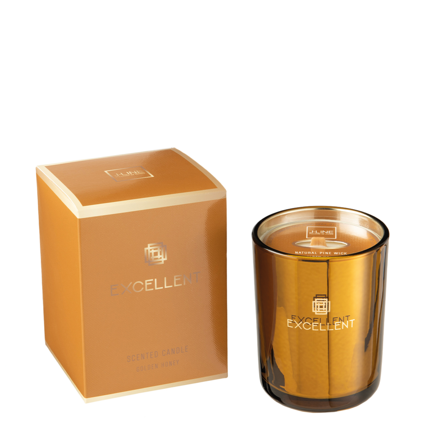SCENTED CANDLE EXCELLENT GOLDEN HONEY OCHRE SMALL-50U