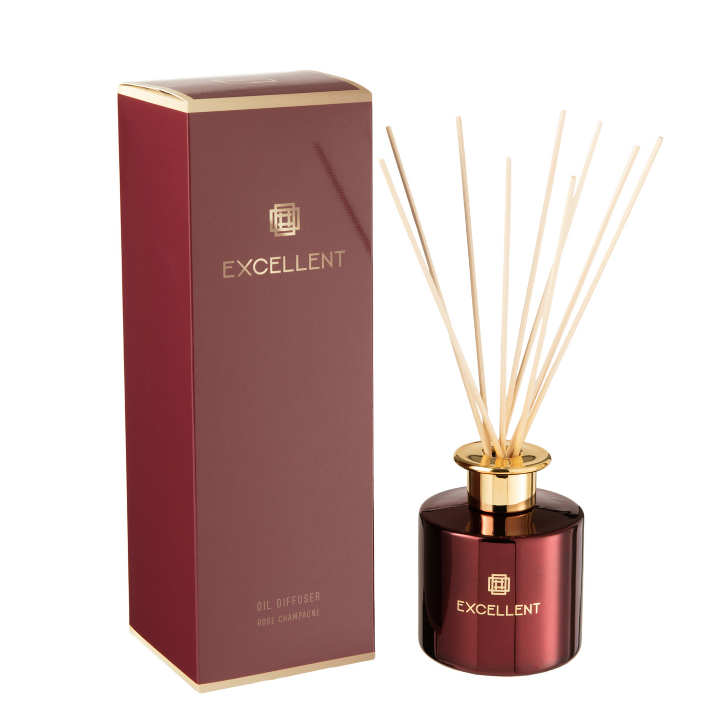 SCENTED OIL+STICKS EXCELLENT ROSE CHAMPAGNE WINE RED