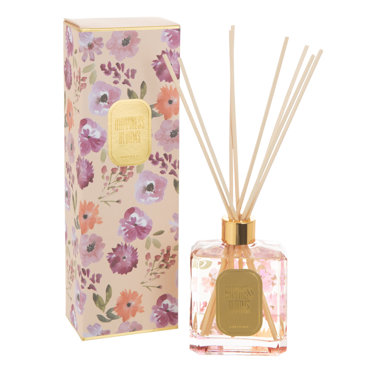 SCENTED OIL+STICKS HAPPINESS BLOOMS PINK