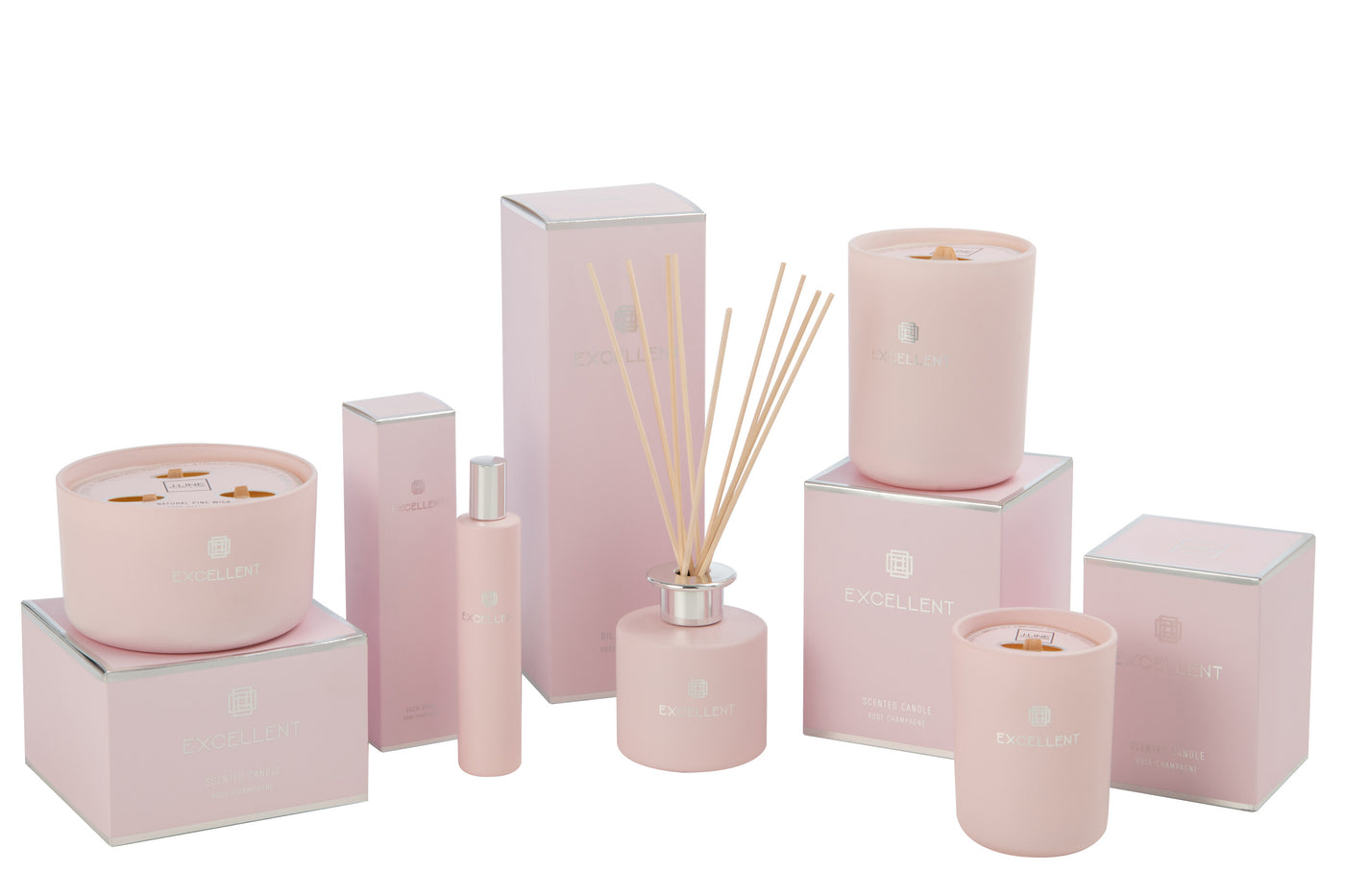 HOME FRAGRANCE EXCELLENT GLASS PINK