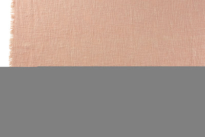 Plaid Fringe Cotton Polyester Light Pink