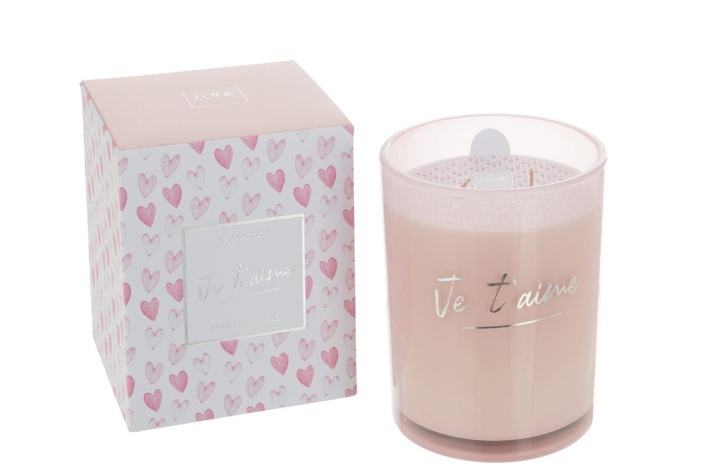 SCENTED CANDLE JE T'AIME PINK LARGE-70U