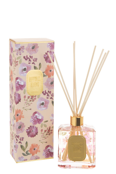SCENTED OIL+STICKS HAPPINESS BLOOMS PINK