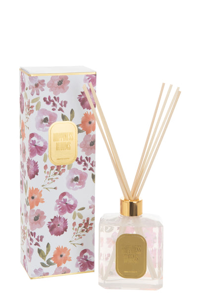 SCENTED OIL+STICKS HAPPINESS BLOOMS WHITE