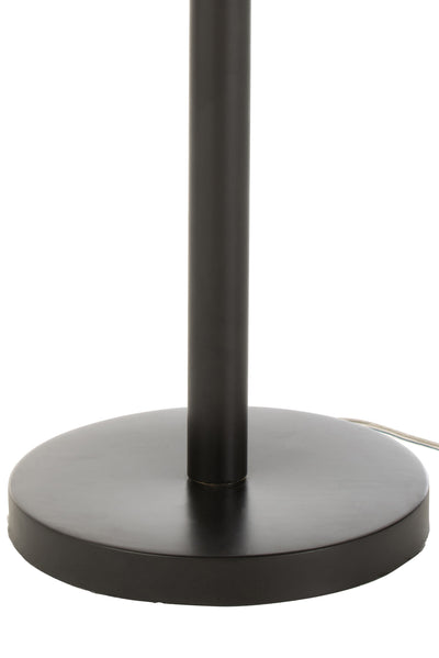 TABLE LAMP LEAF METAL BLACK