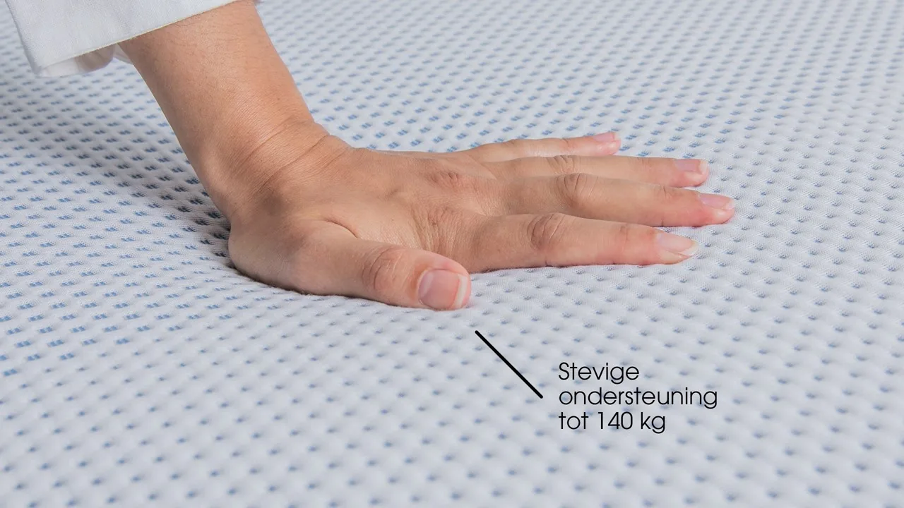 Stevige ondersteuning van de Maxi Easy Pocket matras