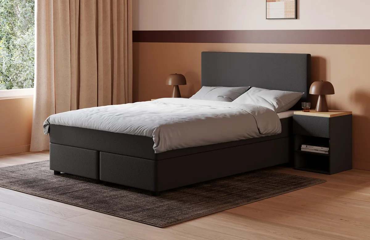 Swiss Sense Essence Square boxspring – achteraanzicht