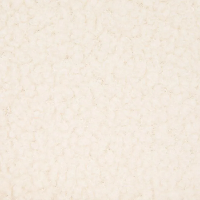 Close-up van de witte bouclé stof